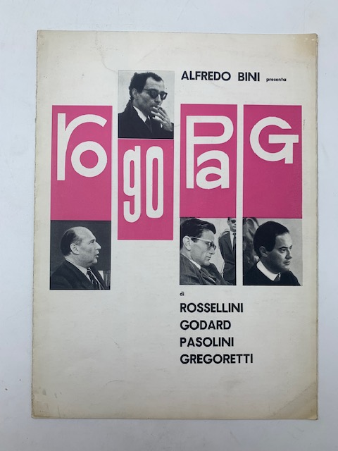 Alfredo Bini presenta Ro.Go.Pa.G. (pieghevole promozionale)